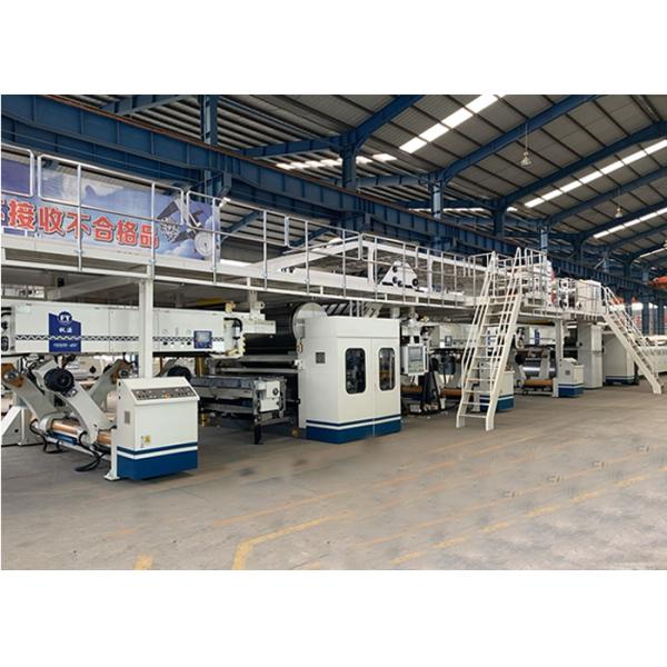 Design Speed 150/Min 440V Corrugated Production Line Fast