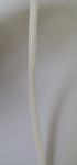 0.4 Cm White Flat Elastic Rope / Stretchy Elastic String Latex Ribbon