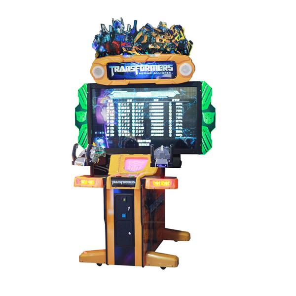 Digital 3D Display Machine Gun Arcade Game Transformers Arcade Multi Levels