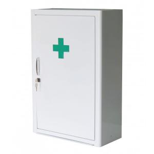 Quality Lockable Metal First Aid Cabinet , Large Wall Mounted First Aid Kit Cabinet for sale