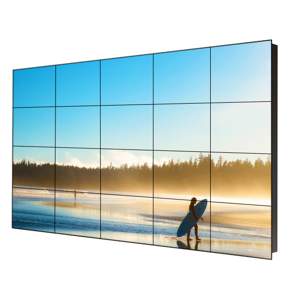 High Brightness Seamless LCD Video Wall 46'' Narrow Bezel For Broadcasting