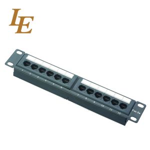 Quality Telecommunication Rj45 12 Port Patch Panel Utp Cat 6 for sale