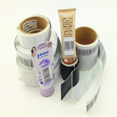 White Woven Clothing Sew EAS Hard Tag , 58KHz AM Label Roll