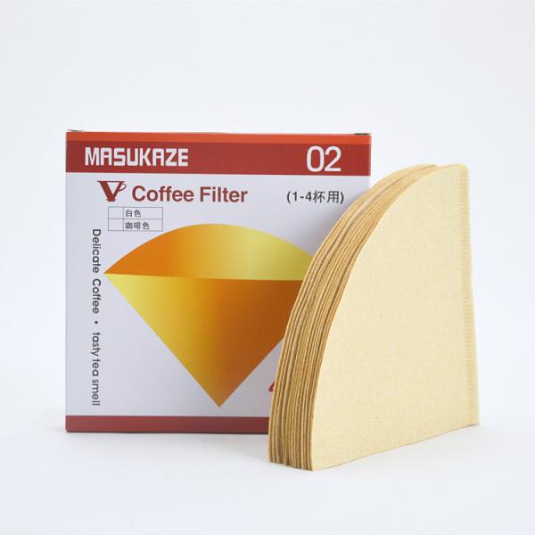 40/100 Count Cone Coffee Filters Gravure Printing Coffee Paper Filter