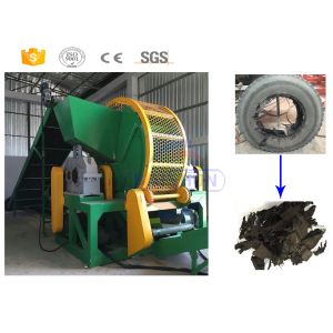 China High efficiency tractor tire waste tyre shredder manufacturer with CE on sale