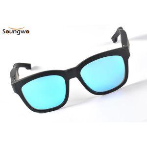 Quality Noise Canceling Smart Bluetooth Sunglasses UV Protection With Speakers for sale