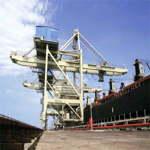 Quality Rail Mounted Grab Type Ship Unloader For Coal And Ore Handling for sale
