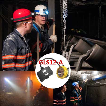 Semi Corded Rechargeable LED Headlamp 15000lux 6.8Ah Big Capacity IP68 1.7W