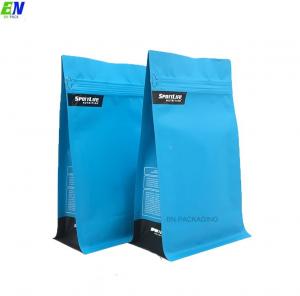 Quality Food Grade Square Bottom Food Packaging Bags Plastic Bags Food Bag For Protein Powder for sale