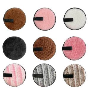 Non Irritating Reusable Makeup Remover Pads Cotton Soft