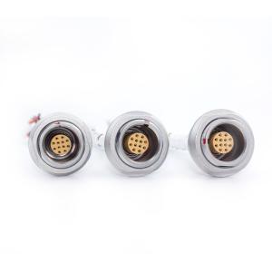 Quality 12 Core Quick Lock Connector Waterproof Socket Solder Contacts With EMC Shielding for sale