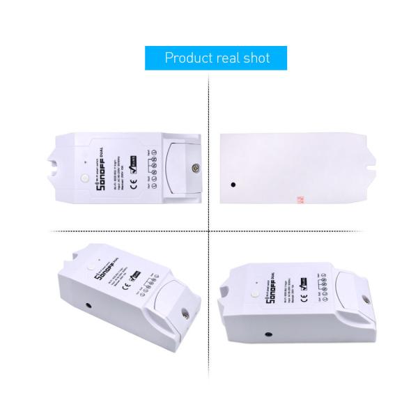SONOFF Smart Home Dual Wireless WIFI Switch Relay Module 10A 220V DIY Timing With wi-fi