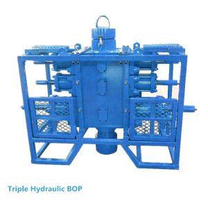Quality Wireline Valve Wellhead Pressure Control Equipment Triple Hydraulic BOP for sale