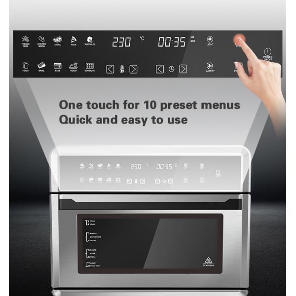 Home appliance big capacity powerful air circulation build in manufacturer Air fryer oven