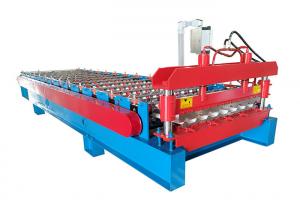 PPGI Sheet With Ribs Metal Roof Making Machine Special For Custruction Company