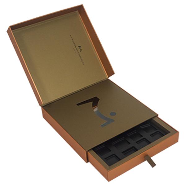 Glossy Food Gift Box Packaging Double Sided Printed With Clear Window