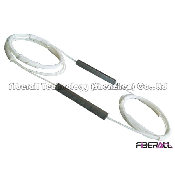 Customized Type 1x2 Fiber PLC Splitter , Fiber Optic Beam Splitter 0.9mm Cable