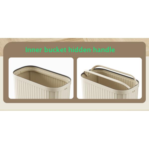 Mopup Touchless Bathroom Trash Can 3.5 Galon Smart Waste Bin Sensor Aroma Therapy