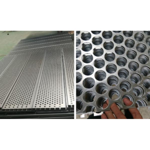 Construction Perforated Metal Mesh Sheet Panels 100mm Hole 0.3mm Thickness