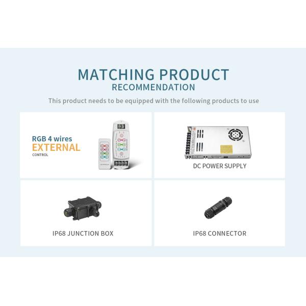 IK10 RGB Underwater Led Pond Lights SS316L DC24V 130LM Recessed