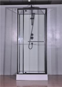 Quality Fashion Pivot Door， Corner Shower Stalls , Square Shower Cabin with  white  acrylic tray for sale