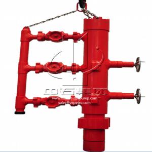 Quality 4 1/2~20 Oilfield Cementing Tools Double Plug Casing Cement Head for sale