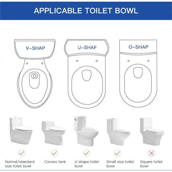 Household U Type Replacement Smart Toilet Seat Cover Instant Heating Easy Operation