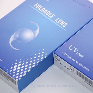 Quality ISO13485 HEMA PMMA Foldable Intraocular Lens For Cataract Surgery for sale