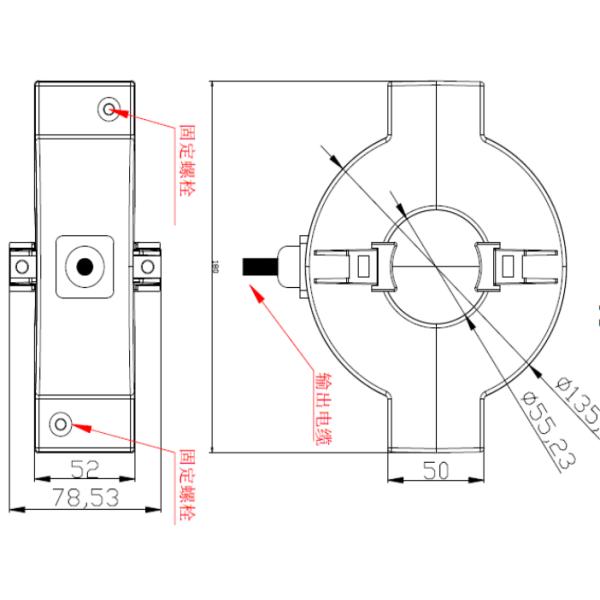 CT Tightly Wound Type Current Transformer High Voltage 5A