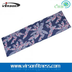 Quality 4mm thickness silkscreen printing anti-slip PVC yoga mat for sale