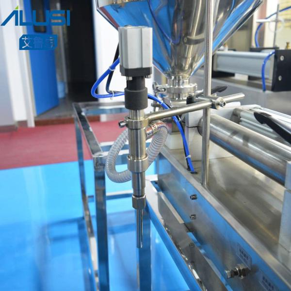SS304 Liquid And Paste Filling Machine 50-500ml Horizontal Pneumatic Piston Filler