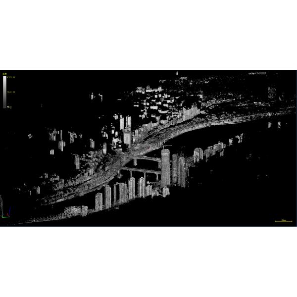 High Precision 3D Scanning Long Range Laser Scanner 1550nm Wavelength