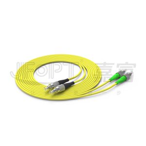 FC Connector Single Mode Fiber Jumpers For Metal Terminal Box with Buckle Lock