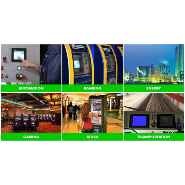 Flat Bezel Panel Mount Sun Readable Lcd Display , 19 Inch Open Frame Monitor