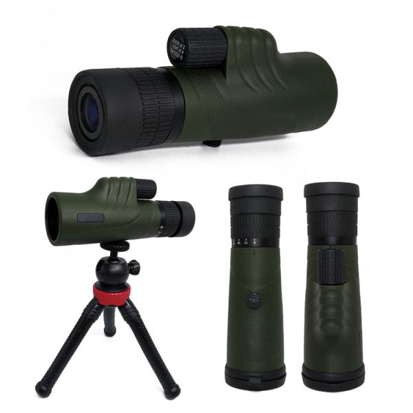 Zoom Telescopic 8-20x42 Powerful Monocular Telescope With Mobile Phone Clip