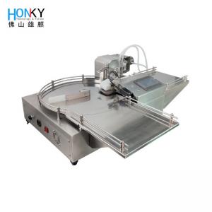 Quality Full Electric 5ml Glass Vial Filling Machine With High Precision Piston Liquid Pump for sale