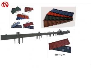 Quality L Shape  Roof Tile Roll Forming Machine 0.4mm Thickness CE ISO Certificated for sale