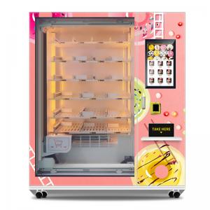 Quality CCC FCC Salad Fresh Food Vending Machine Kiosk For Indoor for sale