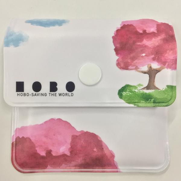PVC EVA Aluminum Foil Reusable Pocket Ashtray Pouch Button Closure