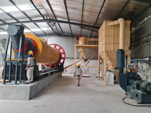 Sand Powder Making Machine Ball Mill with Air Classifier and High Chrome Steel Liner