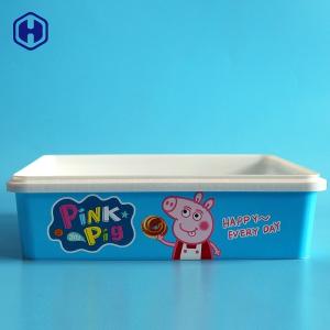 Quality Empty IML Box Custom Labels Thin Wall Plastic Biscuit Containers for sale