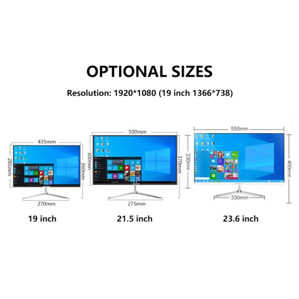 21.5 Inch Business All-in-One PC Intel Core i7 SSD Windows 10