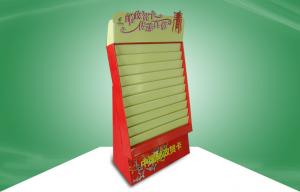 Quality Christmas Gift Card Cardboard Display Racks With Tiers , recyclable for sale