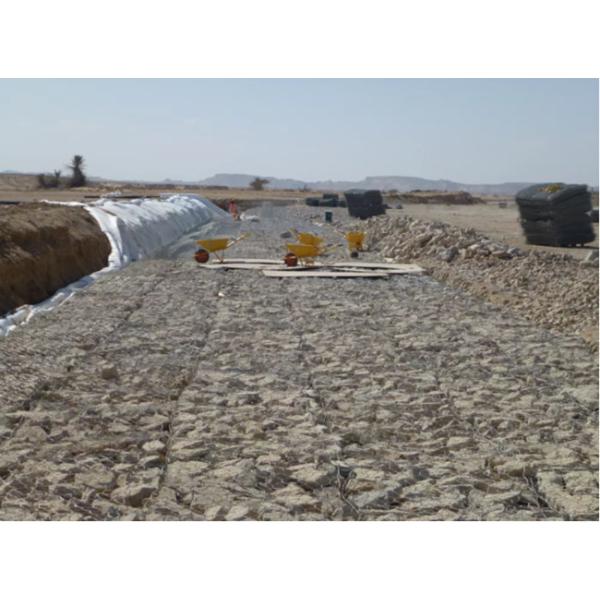 Hot Dip 4.0mm Galvanized Gabion Box Hexagonal Woven Mesh Retaining Wall