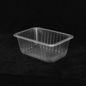 Quality 200 X 140 X 70 MM PP Disposable Plastic Tray Clear Plastic Tray With Lid for sale