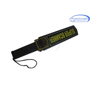 Quality Durable Portable Metal Detector With Belt / Battery For Airport Body Scanning for sale