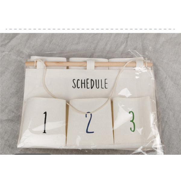 Puting hanging storage bag pockets organizer door wall chest holder customized Arabic numerals