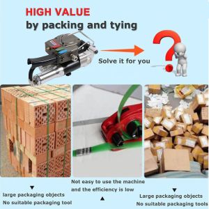 Upgrade Your Packaging Process With Our Pneumatic Plastic Strapping Tool For