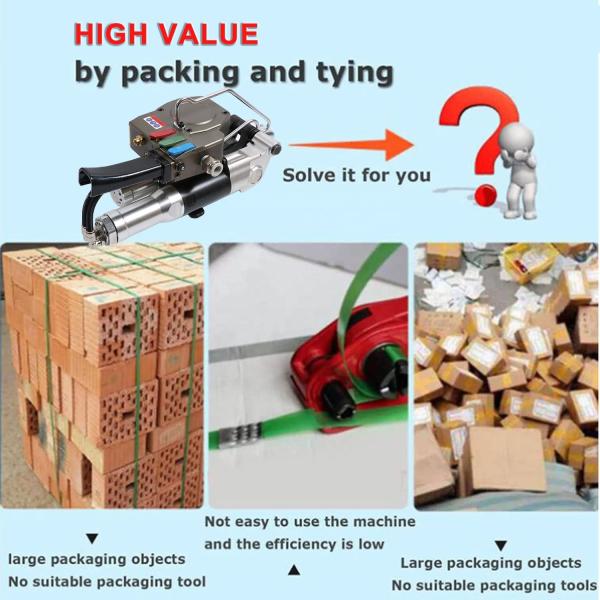 Upgrade Your Packaging Process With Our Pneumatic Plastic Strapping Tool For