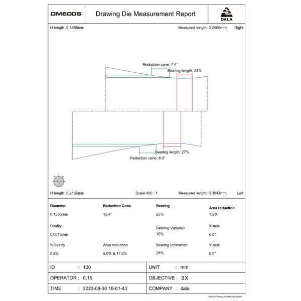OEM Drawing Die Measurement Multi Axis Laser Micrometer